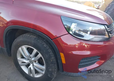 2012 Volkswagen Tiguan S из США, поврежденный, VIN WVGBV7AX2CW005308